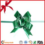 Wholesale New Design Green Ribbon Pull Bow