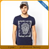 Custom High Quality Men 100 Cotton Printing Round Neck T-Shirt