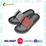 Women's Slippers with Wedge Heel, EVA Sole and Canvas Upper