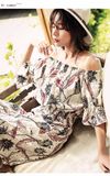 Fashion Flower Print Woman Dress Sexy Lady Mini Dress for Women Backless Dresses