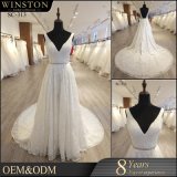 2018 Fashion High Quality V-Neckline Bridal Gown