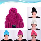 Christmas Gift Kintted Wireless Bluetooth Beanie Hat Headphone Headset Speaker