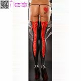 Sexy Womens Gothic Metallic Lace up Stocking L92289-2