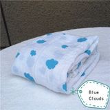 MOQ: 50pieces Custom Print Cotton Muslin Blanket Swaddle