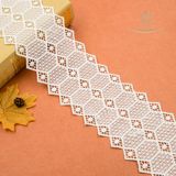 Knitted Technics and White Color Lace