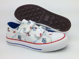 2017 New Design Magic Tape of Canvas Vulcanized Children Shoes