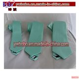 Mens Polyester Matt Mint Green Ties Mens Ties Skinny Tie (B8059)