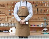 Heavy Duty Waxed Canvas Work Apron