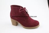 Block High Heel Shoes Women Boots for Winter