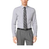 Long Sleeve Slim Fit Grey Men Shirt