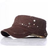 New Lady Rhinestones Fashion Military Army Street Leisure Caps