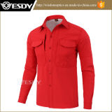 Red Military Army Assault Warm Softshell Clothing Fleece Shirt
