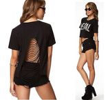 OEM Clothing Fashion Tops High Quality Sexy Ladies T-Shirt