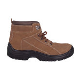 Brown Steel Bottom Steel Toe Safety Shoes