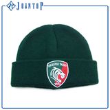 Fancy Fashion Beanie Knit Hat with Embroidery Label