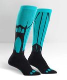 Luxury MID Calf High Quality Organic Cotton Flat Knit Vivid Dress Socks