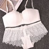 Ladies Pink Lace Bra Sets Sexy Bra