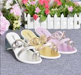 Women Beach Sandal Wholesale Beach Slipper Latest Design Jelly Woman Flat Sandals