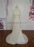 A Line/Princess V Neckline Organza/Lace Bridal Wedding Dresses