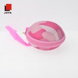 Promotion Gift Colorful Round Shape Mini Zipper Packing EVA Case