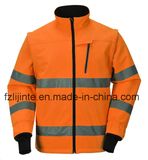 Protective Workwear High Visibility Safety Jacket with Reflective Tape