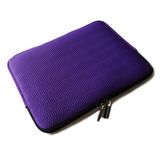 Famous Purple Embossed Pillars Design Neoprene Laptop Bag (FRT1-41)