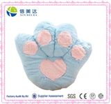 Big Blue Bear Paw Cushion/Plush Fluffy Cashion