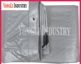 Hot Sale 240GSM Waterproof Silver Black PE Tarpaulin