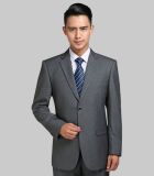 Latest Design Gray Fabric Bespoke Men Suit
