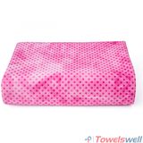 Red Tie Dye Microfiber Silicon Non-Slip Yoga Towel