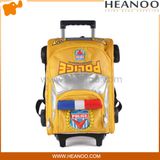 3D Transformers Car Student Wheel Trolley Bags Backpack for Boys