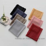 High Quality Soft Plain Color Modal Lady Scarf (HWBM03)