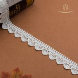 African 100% Polyester 3.8cm Wide Decorative Lace Trim Wholesale