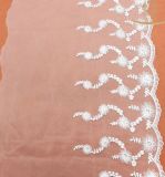 Ivory 3D Flower Rayon Lace Fabric Lace L40027