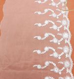 Ivory 3D Flower Rayon Lace Fabric Lace L40027