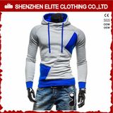 Wholesale Cheap Fashion High Collar Blue and Grey Hoodies (ELTHI-36)