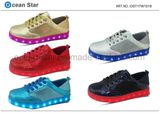 New Style Fashion LED Light Comfort Sports Shoes for Lady