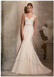 2015 Deep-V off-Should Cheap Bridal Wedding Dresses WD2715