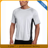 Cheap 100% Polyester Sport Slim Fit T Shirt for Men