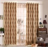 Simple Style Yarn Dyed Jacquard Fabric Curtain (MX-165)