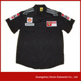 Custom Design Black Short Sleeve Racing Shirt Manufacturer (S40)