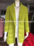 Women Fashion Wool Coat with Belt