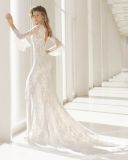 Front Split Lace Mermaid Bridal Gown Wedding Dress