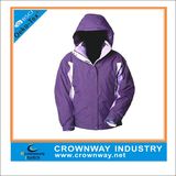 Fashion Waterproof Women's Ski Jacket with Hood