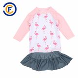 New Design Cartoon Print Girl Swimwear with Oeko-Tex