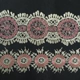 Folwer Guipure Lace Gold Thread Lace