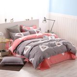 Modern Home Textile Cute Simple Microfiber Bedspreads Polyester Bedding