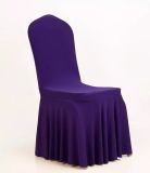 High Quality Chair Covers Ployster Flat Party Wedding Banquet Hotel Restaurant Stretch Fit Chair Skirt