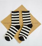 New Fashion in Stripes High Quality Design Dress Cotton Sock