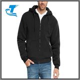 Full Zip Sherpa Lined Fleece Hoodie Jacket for Men